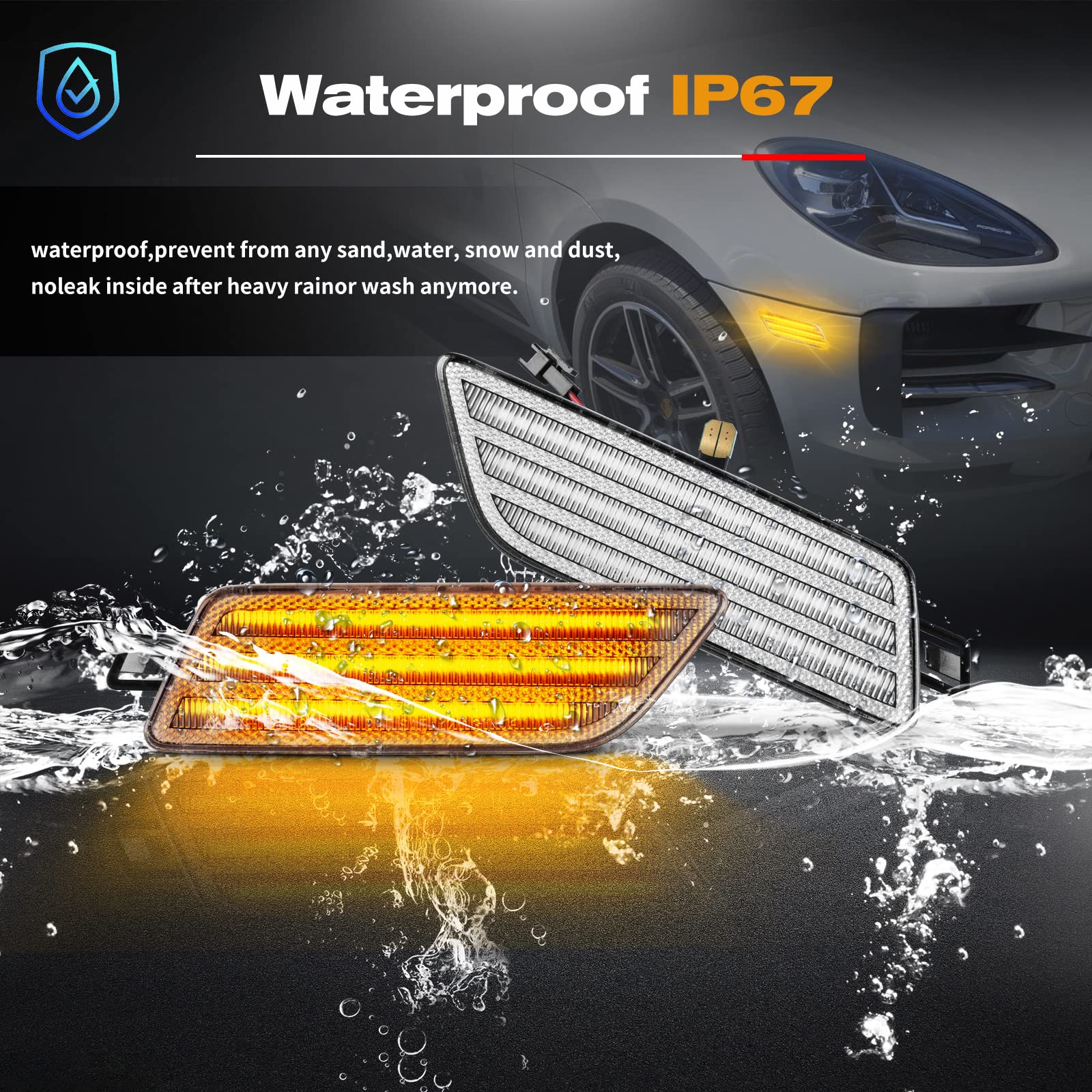 Amazon.com: POPMOTORZ Front Bumper Side Marker Lights